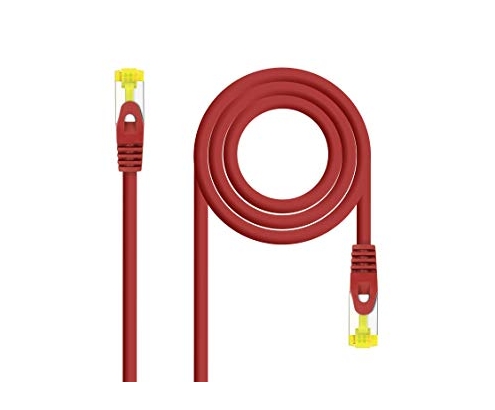 LATIGUILLO NANOCABLE CAT 6A LSZH SFTP 2METROS ROJO 10.20.1902-R