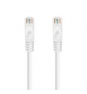 LATIGUILLO NANOCABLE CAT 6A LSZH UTP 1METRO BLANCO 10.20.1801-W