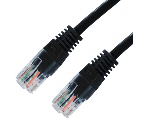 LATIGUILLO RJ45 CAT-5E UTP 5MT NANOCABLE NEGRO 10.20.0105-BK