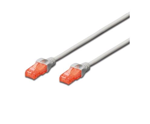 LATIGUILLO RJ45 CAT 6 10 MT EWENT GRIS EW-6U-100