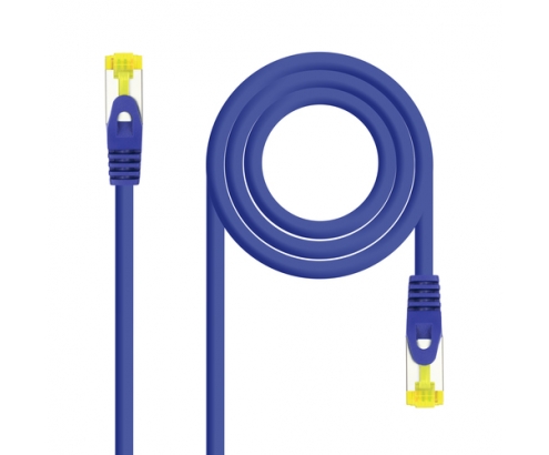 LATIGUILLO RJ45 SFTP LSZH CAT.6A AWG26 NANOCABLE AZUL 10.20.1901-BL