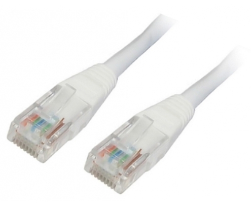 LATIGUILLO RJ45 UTP CAT 6 0.5M FLEXIBLE BLANCO NANOCABLE 10.20.0400-W