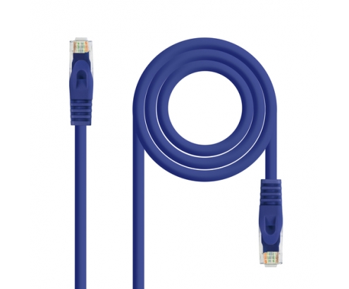 LATIGUILLO RJ45 UTP LSZH CAT.6A AWG24 NANOCABLE AZUL 10.20.1803-BL