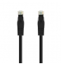 LATIGUILLO RJ45 UTP LSZH CAT.6A AWG24 NANOCABLE NEGRO 10.20.1803-BK