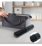 Leitz 53820095 protector de escritorio Cloruro de polivinilo (PVC) Negro