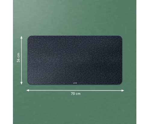 Leitz 53830089 protector de escritorio Sentido Gris Oscuro