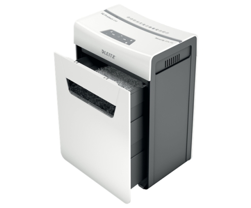 Leitz 80950000 triturador de papel Microcorte Gris, Blanco