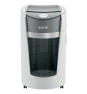 Leitz Destructora de Papel IQ OptiMax Office Microcorte Seguridad P5 35L - Blanca