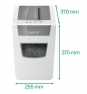 Leitz IQ Slim Office P-4 triturador de papel Corte cruzado 22 cm Blanco