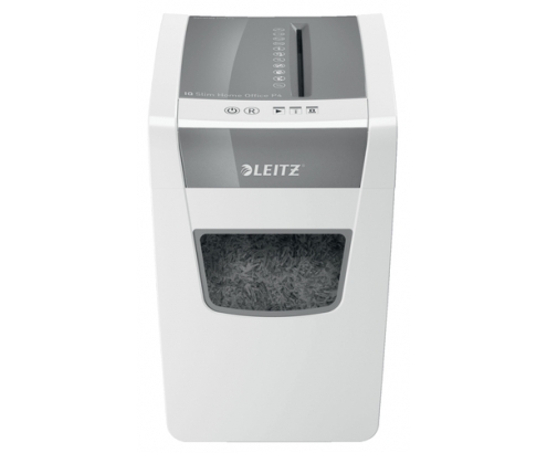 Leitz IQ Slim Office P-4 triturador de papel Corte cruzado 22 cm Blanco