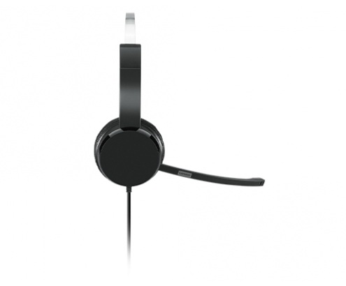 Lenovo 100 Mono Auriculares Alámbrico Diadema Oficina/Centro de llamadas USB tipo A Negro