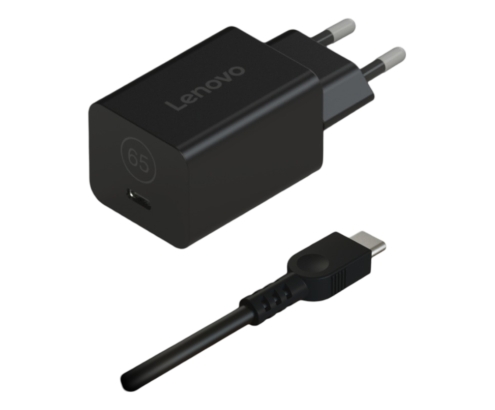 Lenovo 40AWGN65EU adaptador e inversor de corriente Interior Negro