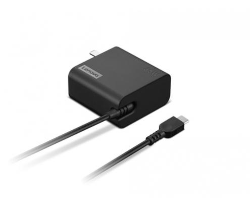 Lenovo 4X21L54610 adaptador e inversor de corriente Interior 65 W Negro