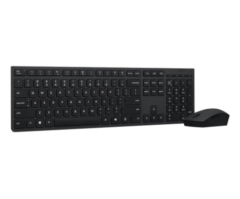 Lenovo 4X31R64357 teclado Ratón incluido Oficina RF Wireless + Bluetooth QWERTY Español Gris