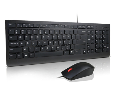 Lenovo 4X31R64414 teclado Ratón incluido Universal USB Alemán Negro