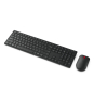 Lenovo 4X31S04841 teclado Ratón incluido Hogar / Oficina RF Wireless + Bluetooth Español Negro