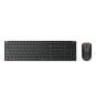 Lenovo 4X31S04841 teclado Ratón incluido Hogar / Oficina RF Wireless + Bluetooth Español Negro