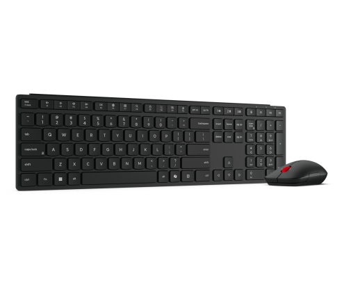 Lenovo 4X31S04841 teclado Ratón incluido Hogar / Oficina RF Wireless + Bluetooth Español Negro