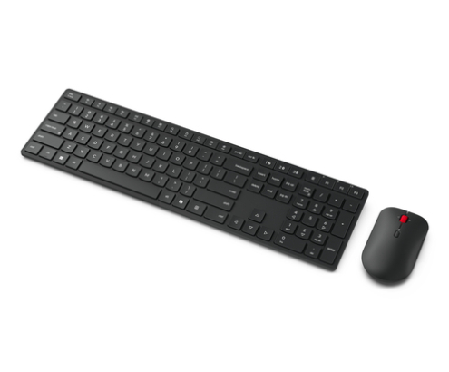 Lenovo 4X31S04841 teclado Ratón incluido Hogar / Oficina RF Wireless + Bluetooth Español Negro