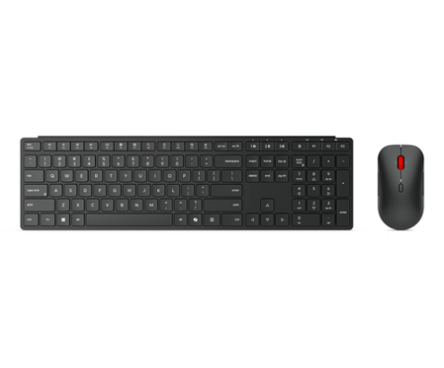 Lenovo 4X31S04841 teclado Ratón incluido Hogar / Oficina RF Wireless + Bluetooth Español Negro