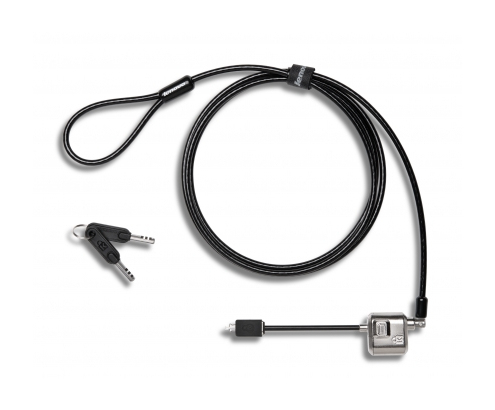 Lenovo 4X90H35558 cable antirrobo Negro, Acero inoxidable 1,83 m