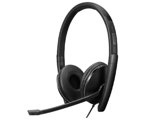 Lenovo 4XD1M39029 auricular y casco Auriculares Alámbrico Diadema USB Tipo C Negro