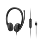 Lenovo 4XD1P83425 auricular y casco Auriculares Alámbrico Diadema Llamadas/Música USB tipo A Negro