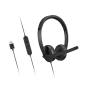 Lenovo 4XD1P83425 auricular y casco Auriculares Alámbrico Diadema Llamadas/Música USB tipo A Negro