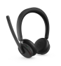 Lenovo ANC Headset 6550 Auriculares Inalámbrico Diadema Oficina/Centro de llamadas USB Tipo C Bluetooth Negro