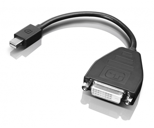Lenovo cable gender changer Mini-DisplayPort SL-DVI 0,2 m Negro
