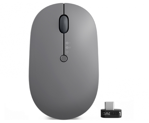 Lenovo Go Wireless Multi Device ratón Ambidextro RF Wireless + Bluetooth + USB Type-A Í“ptico 2400 DPI