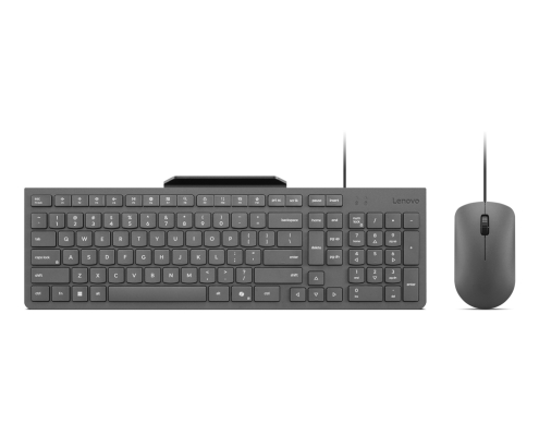 Lenovo GX31R09794 teclado Ratón incluido Hogar / Oficina USB Español Gris