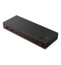 Lenovo ThinkPad USB4 Smart Dock 5500 Alámbrico Negro