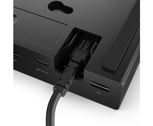 Lenovo ThinkPad USB4 Smart Dock 5500 with 135W Adapter Alámbrico Negro