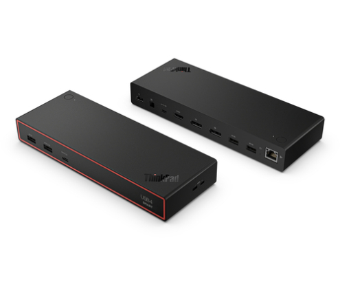 Lenovo ThinkPad USB4 Smart Dock 5500 with 135W Adapter Alámbrico Negro