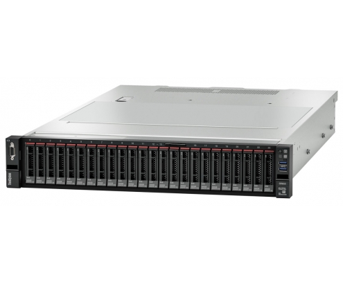 Lenovo ThinkSystem SR655 servidor 3 GHz 32 GB Bastidor (2U) AMD EPYC 750 W DDR4-SDRAM Negro, Metalico