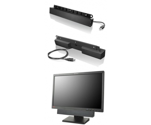 Lenovo USB Soundbar Negro 2.0 canales 2,5 W