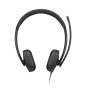 Lenovo VoIP Headset 5000 Auriculares Alámbrico Diadema Oficina/Centro de llamadas USB Tipo C Negro