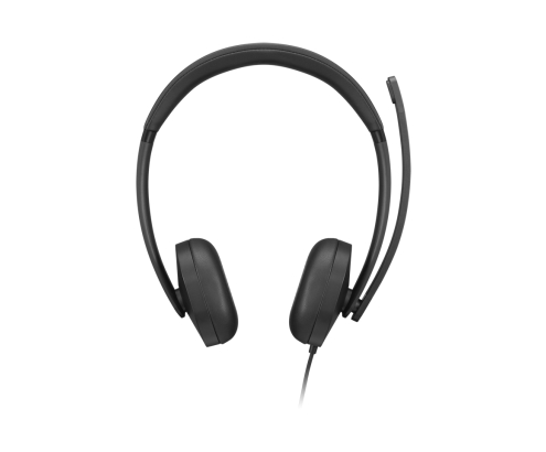 Lenovo VoIP Headset 5000 Auriculares Alámbrico Diadema Oficina/Centro de llamadas USB Tipo C Negro