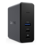 Lenovo X9 Charging GaN Dock Alámbrico USB 3.2 Gen 2 (3.1 Gen 2) Type-C Gris