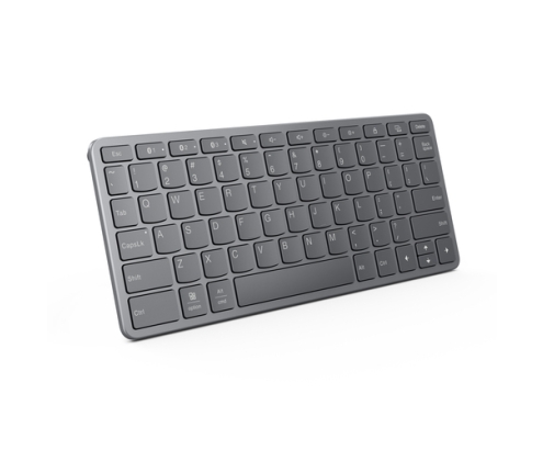 Lenovo ZG38C05816 teclado Universal USB + Bluetooth QWERTY Español, Inglés del Reino Unido Gris