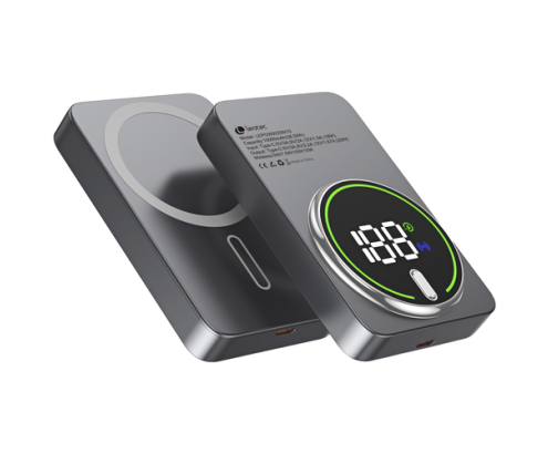 Leotec Power Bank inalámbrico 10000mAh 20W Gris