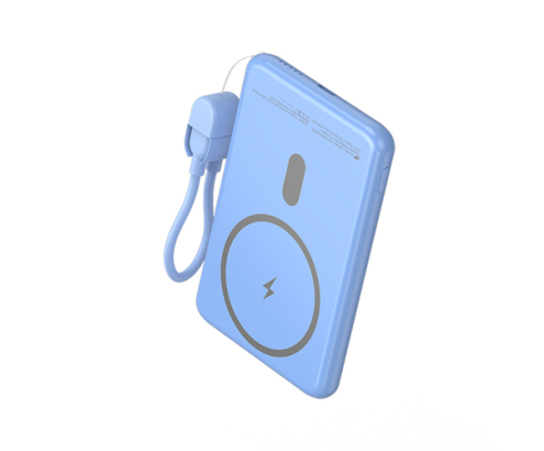 Leotec Power Bank inalámbrico 5000mAh 20W Azul