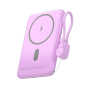 Leotec Power Bank inalámbrico 5000mAh 20W Rosa