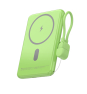 Leotec Power Bank inalámbrico 5000mAh 20W Verde