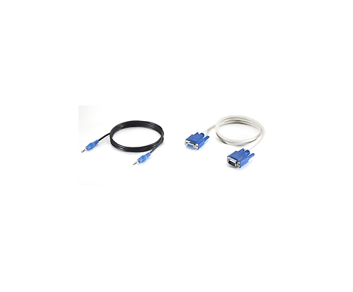 LevelOne AVC-0010 adaptador de cable de vÍ­deo 1 m VGA (D-Sub) + 3,5mm