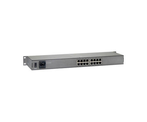 LevelOne FEP-1601 switch Fast Ethernet (10/100) Energía sobre Ethernet (PoE) Gris, Metálico