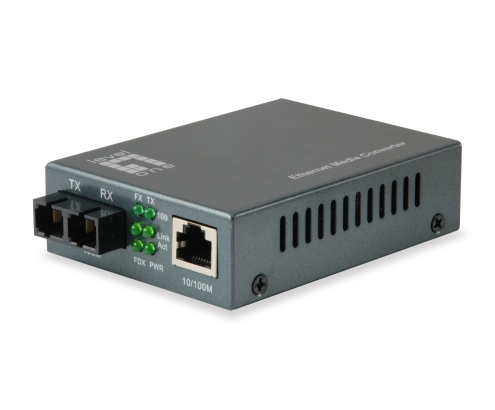 LevelOne FVT-1104 convertidor de medio 100 Mbit/s 1310 nm Monomodo Negro