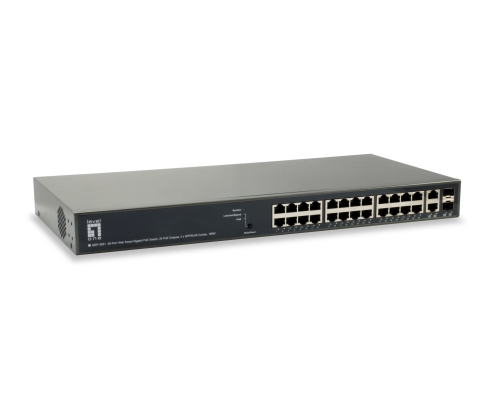 LevelOne GEP-2651 switch Gestionado L3 Gigabit Ethernet (10/100/1000) Energía sobre Ethernet (PoE) Negro