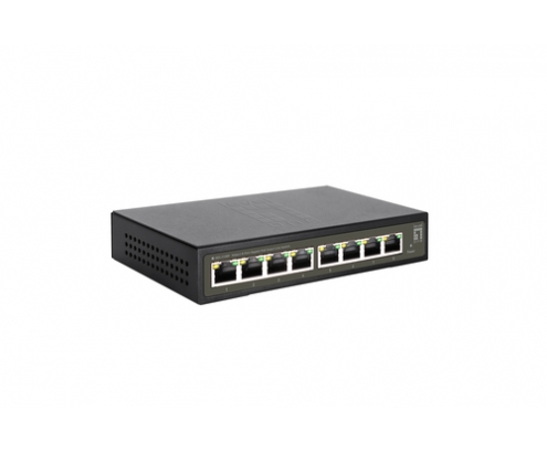 LevelOne GES-2108P switch Gestionado L2 Gigabit Ethernet (10/100/1000) EnergÍ­a sobre Ethernet (PoE) Negro